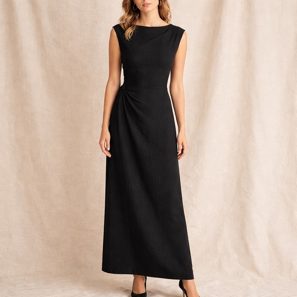 Massimo Dutton Linen Blend Maxi Dress